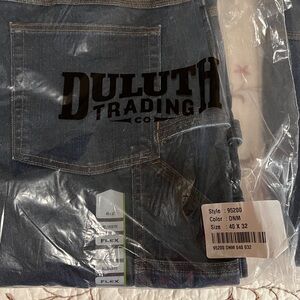 Duluth Trading Co. Dark Denim Flex Jeans